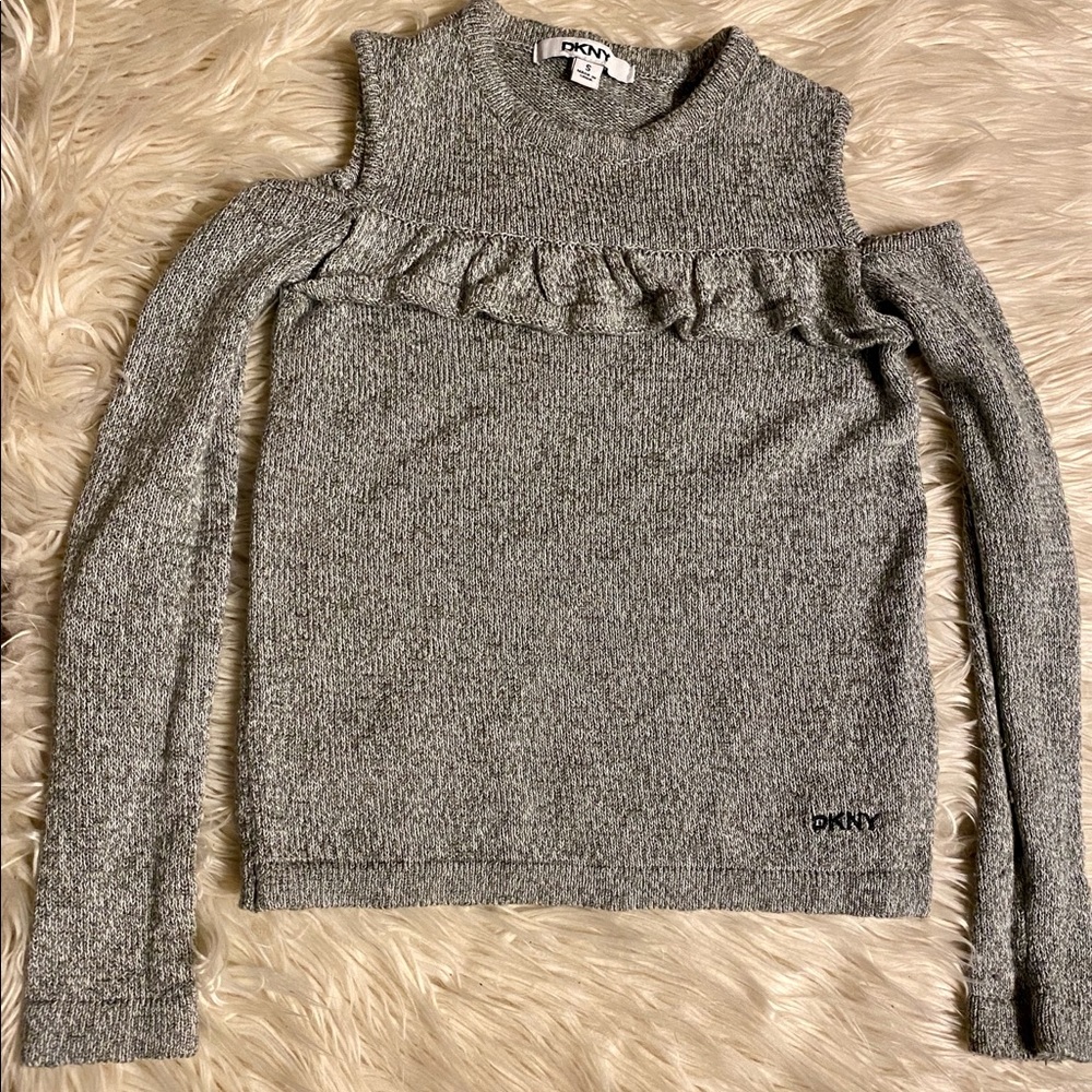 DKNY cold shoulder sweater